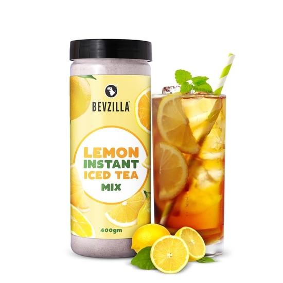 

Bevzilla Lemon Instant Iced tea Mix - 400 Grams | Perfect For Summers| Refreshing| Instant