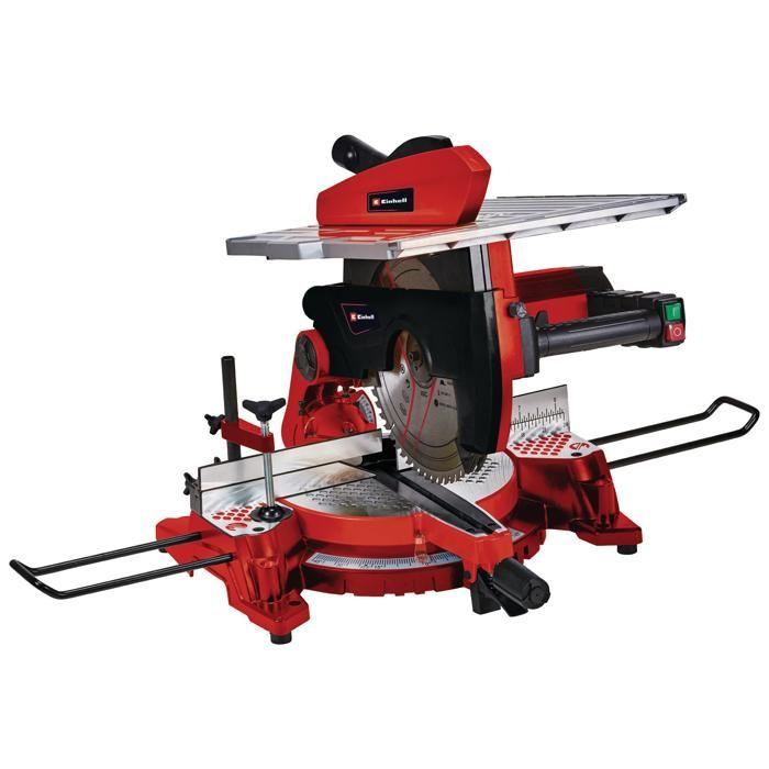 Einhell Scie À Onglet Avec Table TC-MS 3017 T (2000 W, 40 Dents, Hauteur De Coupe: 50mm, Dimensions De La Table: 466x400mm)