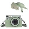 VOVMOEYA Compatible Camera Bag for Fujifilm Instax Wide 400 Instant Instax Wide Body Protective Tripod Attachment PU Camera Case Sage Green Camera,