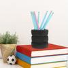 1pc Creative Tire Shaped Pen Holder School Stationery Supplies Pencil Holder Storage Bucket Unique Office Desk Organizer