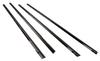 BRIGHTZ Finish Stainless Steel Black Plated Window Frame Trim for Forester and SHJ 6462 Ultra-Mirror (4-Piece Set) SH5, SH9, [WIN-BLA-079]