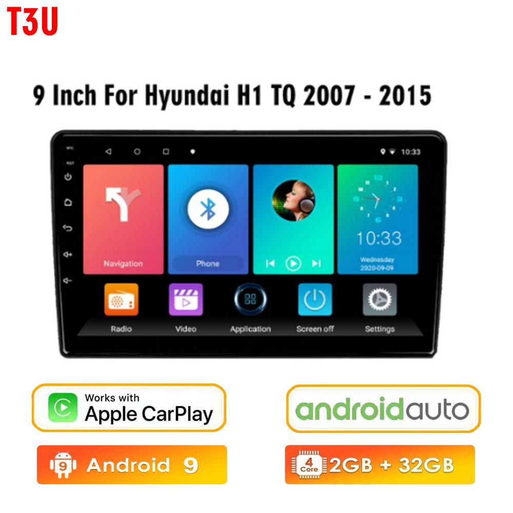 

Icreative для Hyundai H1 2007-2015 2 DIN авторадио 9 дюймов 2 DIN автомобильный мультимедийный плеер Android Wi-Fi GPS навигация стерео головное устройство