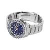 SEIKO 100 meters waterproof Automatic Steel Strap 46*42.5mm same style for men and women blue dial sbsa243