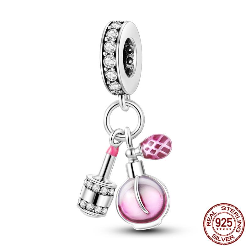100%Copperpink Series Stars & High Heels Charms Fitoriginal Bracelets Diy Jewelry Making For Women Gift