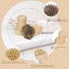 Natural Bamboo Dish Brush Durable Portable Natural Scrub Washing Pot Brush Kitchen