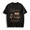 California Hot Rod Classic Handmade Graphic Casual T-Shirt Pure Cotton T-shirt