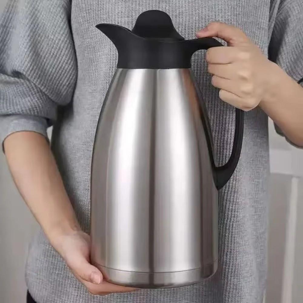Double Layer Large Capacity Thermos Fall-proof Thermal Coffee Carafe Pitcher Hot Water Jug Hotel