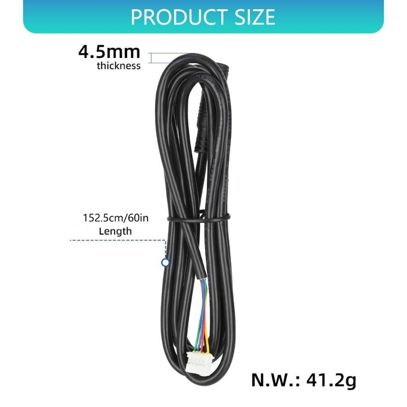 Quick Connection Controller Link Cable Cord For E Scooters ABS Material Environmental Protection Certified Vehicle Part