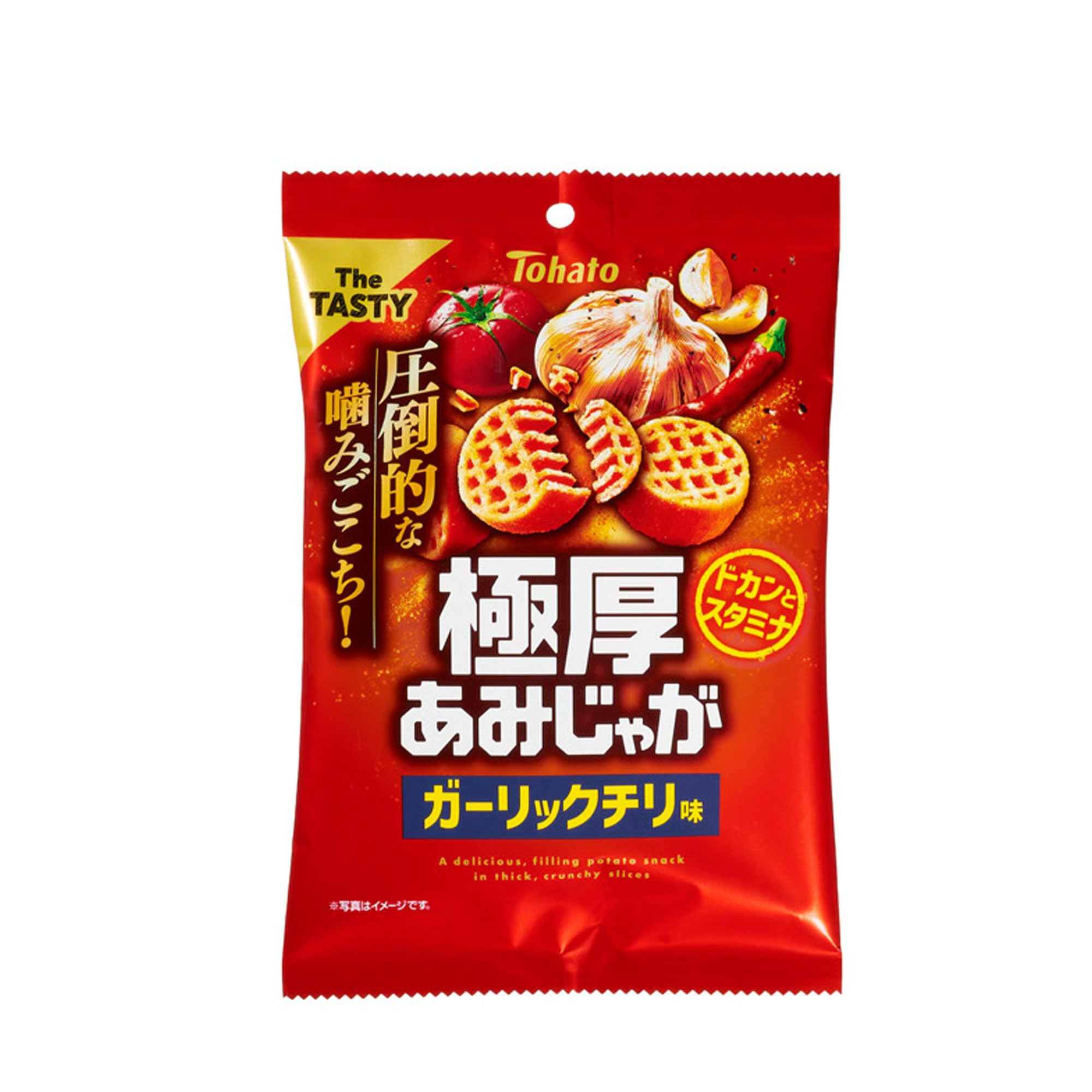 

Tohato Extra Thick Amijaga Garlic Chili 45g x 12 bags Flavor,