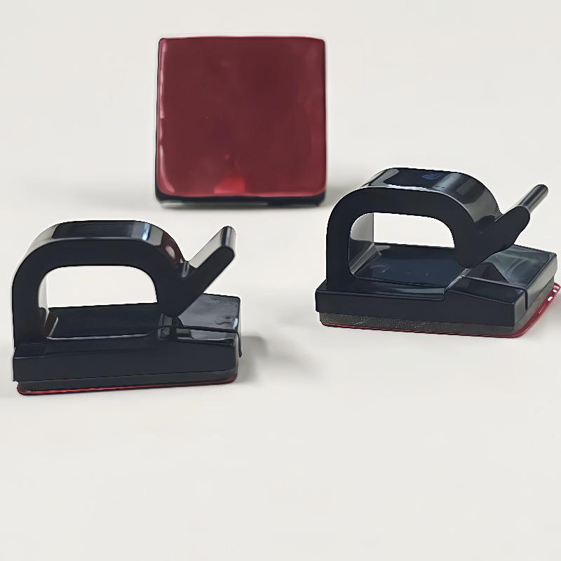 XK001 Self-Adhesive R-Type Cable Organizer & Clip for Car Wiring and Network Cables