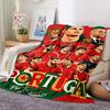 1pc Blanket - Cristiano Ronaldo Print Design,Lightweight Blanket for Sofa,Bed- Soft &Warm,Gift for All Seasons