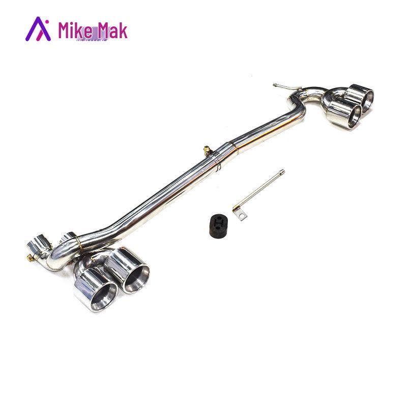 BMW 5 Series F10/F18 M5 Black Carbon Fiber Quad Exhaust Tailpipe with M Logo