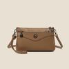 Elegant Crossbody Bag with Textured Finish and Dual Zip Pockets