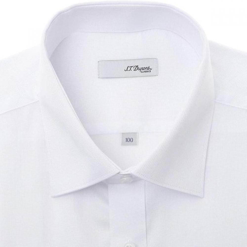 S.T. Dupont Comfortable Stretch Long Sleeve Slim Fit Shirt Se6sm21ls364swh