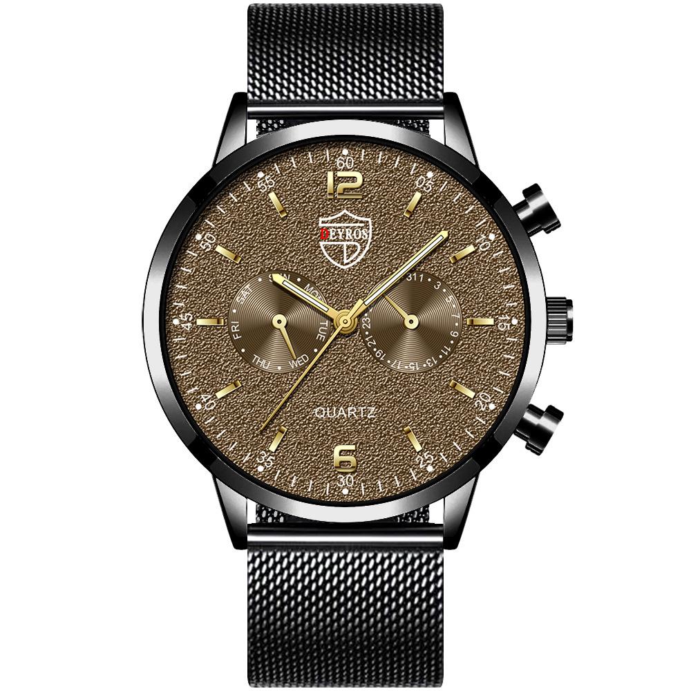 Fashion Watch Men'S Stainless Steel With Quartz Automatic Movement Watch