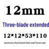 Yihai 3mm Keyway End Mill, 2 & 4 Flutes, HSS 8mm, High-Speed Steel