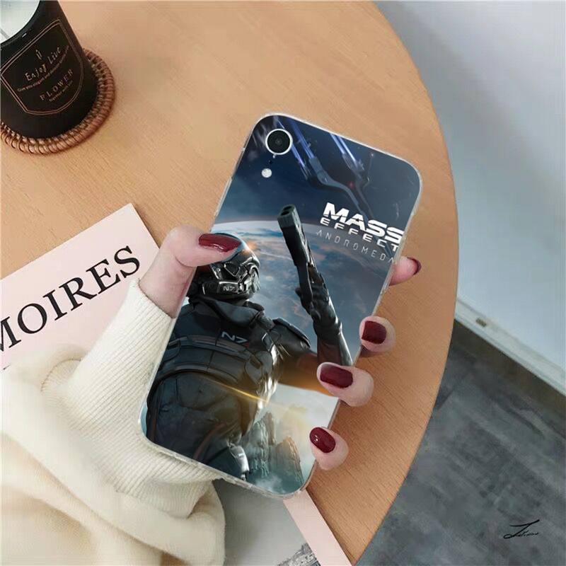 N7 Mass Effect Phone Case for iPhone 8 7 6 6S Plus X SE 2020 XR XS 14 11 12 13 Mini Pro Max Mobile Case