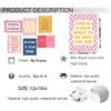 6Pcs Pink Blue Mental Health Wall Art Boho Therapy Office Wall Decor Motivational Psychology Painting Pirational Positive Quotes Poster Prints for