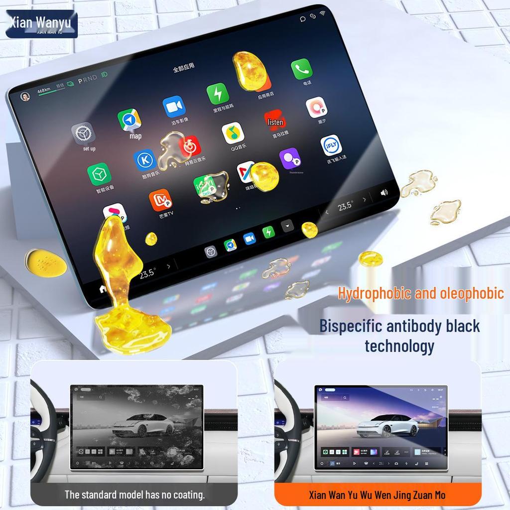 Tempered Film Screen Protector for Lynk & Co 10EMP Central Control Navigation Accessories