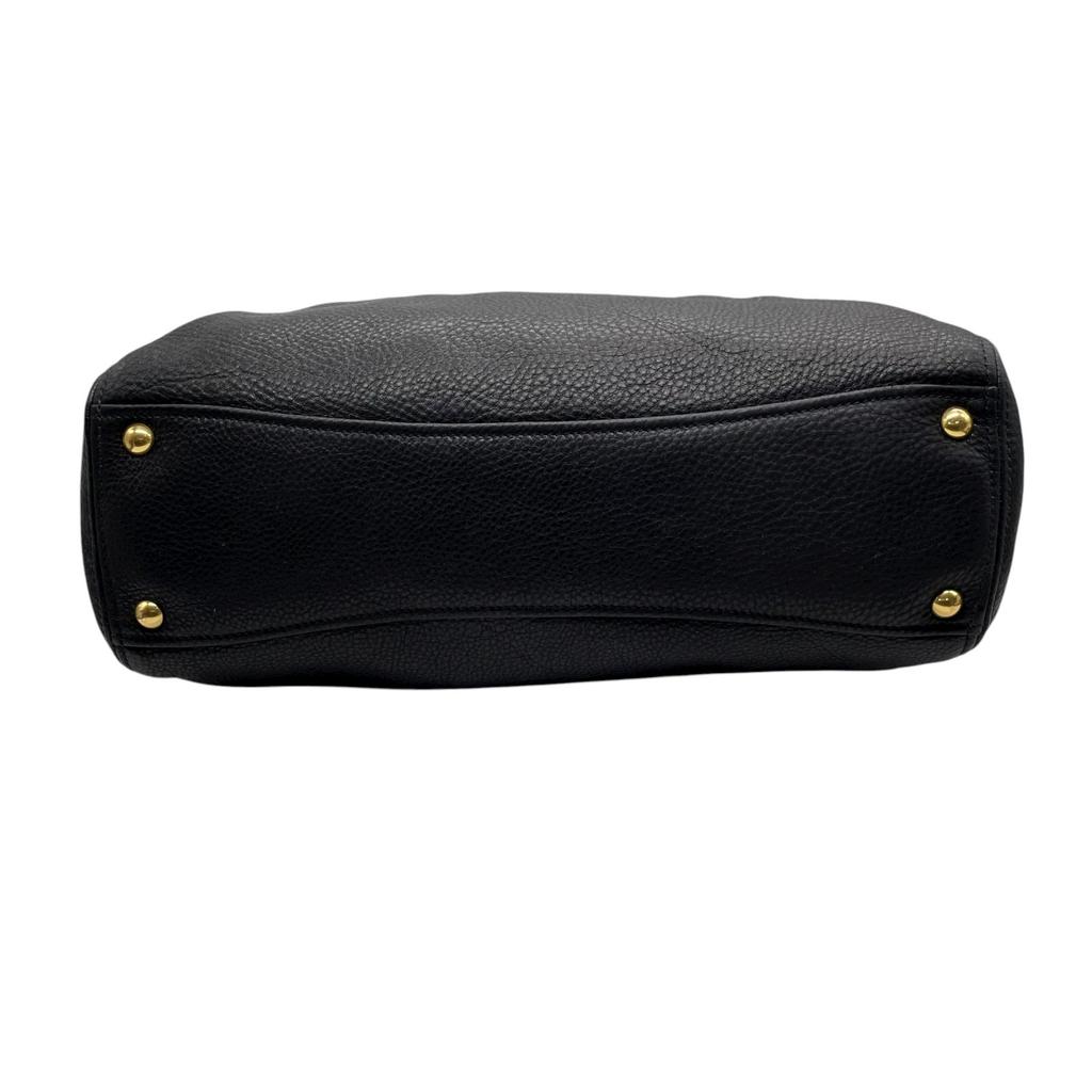 Used MIUMIUTote Bag black leather Women