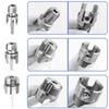 Pipe Threading Tool, PVC Pipe Threader 1/2'' 3/4'' 1'' Internal & External Pipe Threading Tool for Water Plumbing