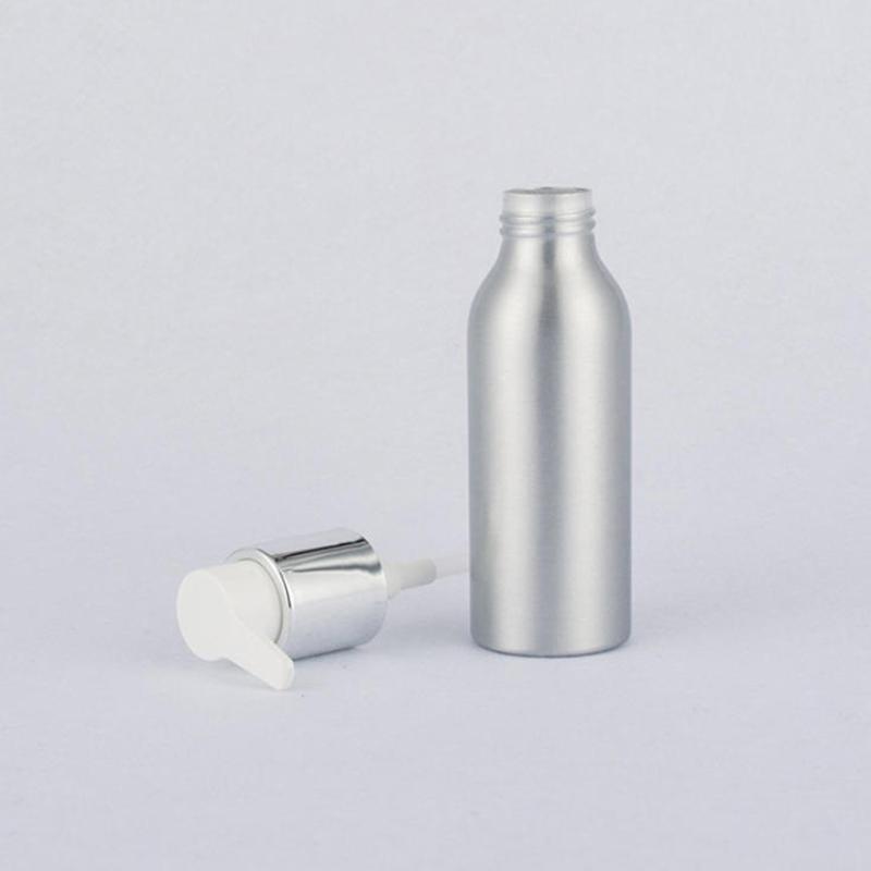 40-200Ml Aluminum Pump Bottle High Quality Lotion Pump Shampoo Lotion Pump Refillable Bottle Liquid Dispenser Travel Container