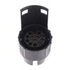 Conector Adaptador de Reboque 12V 7 Pinos para 13 Pinos Conversor Elétrico para Caravana