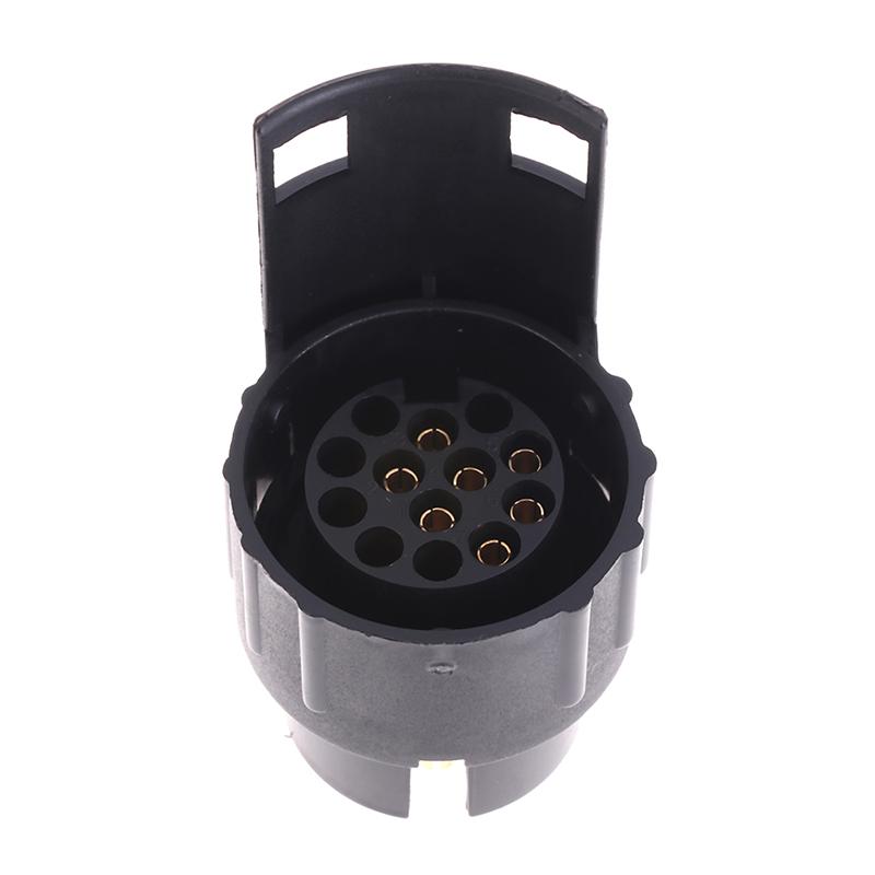 Conector Adaptador de Reboque 12V 7 Pinos para 13 Pinos Conversor Elétrico para Caravana