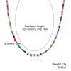 Necklace for Women Bohemian Spring and Summer Necklaces Premium Sense of Simplicity Butterfly Beaded Jewelry Colorful Rice Beads Letters Necklace