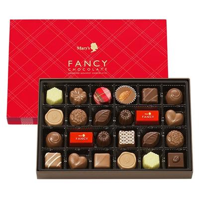 Merry Chocolate Fancy Chocolate 24 Pieces Wrapped Gift Card Included Greetings Present