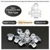 50Pcs with Stem Rubber Grippers Table Spacers  for Furniture Hole Push in