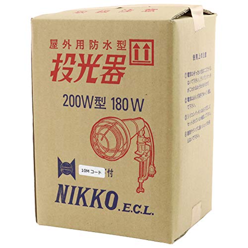 Toa Tsusho Nikko Incandescent Floodlight, 200W, 125mm