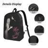 Sabrina Carpenter Kids Backpack Lunch Box Pen Bags for Boys Girls Kindergarten Backpacks Kawaii Schoolbag Bookbag Set
