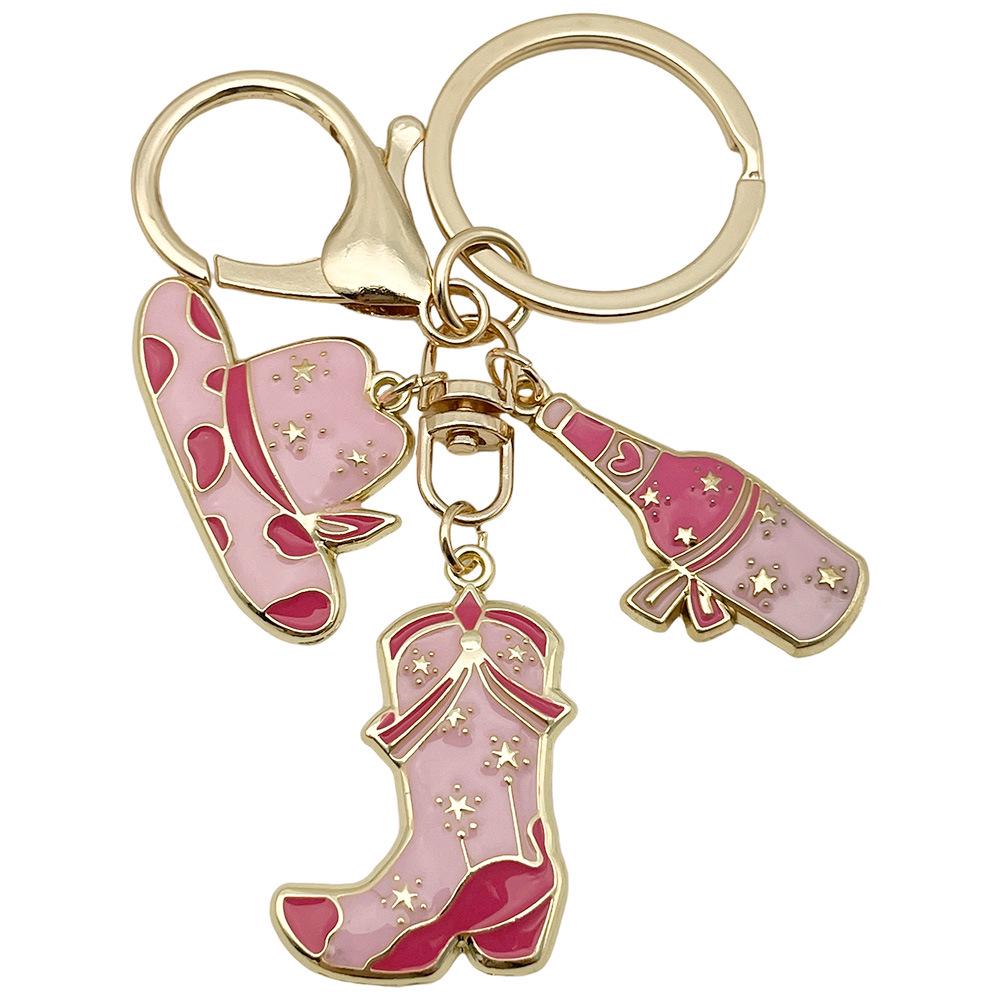 Retro Alloy Denim Boots Keychains & Charms: Unique Women's Accessories