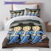 Biancheria da letto con motivo Fallout, Set piumone Copripiumino Federa Regalo di compleanno per la casa (1 * copripiumino + 2 * federa, senza nucleo)
