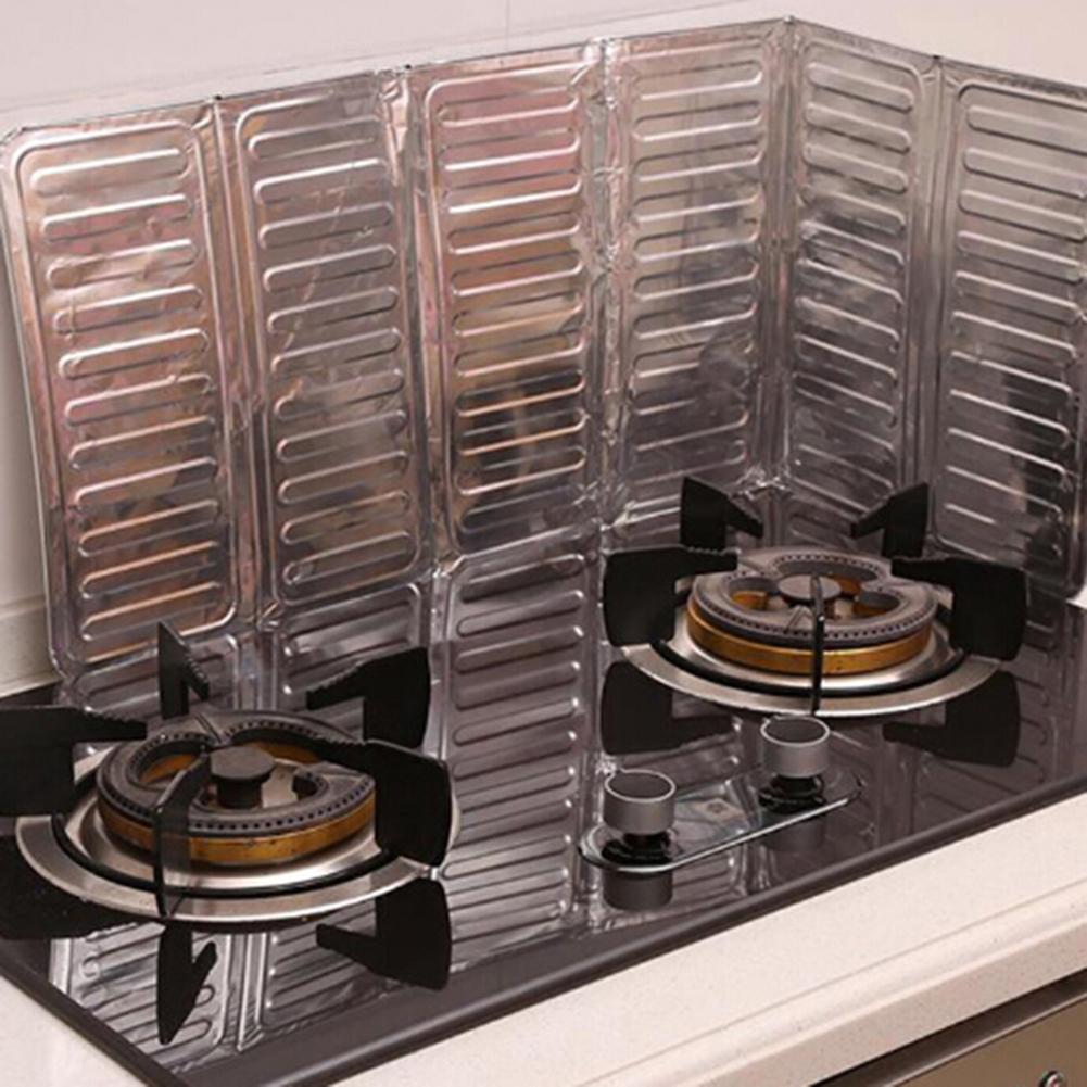 Removable Cooking Frying Anti-Oil Gas Stove Oil-Proof Splash Guard Kitchenware
