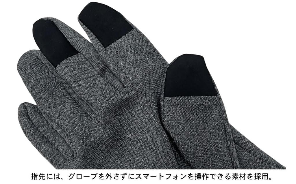 NANGA POLARTEC POWER STRETCH GLOVES, Polartec Power Stretch Gloves for Men and Women, Smartphone Compatible (Color: Gray) (Size: M)