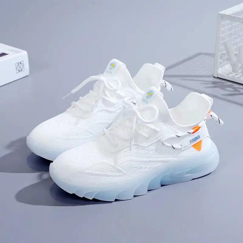 Fashion Playform Normal Leather Green Basketball Woven Casual Sneakers Shoes Women Sports Maker Street Kawaiis Particular Basquet