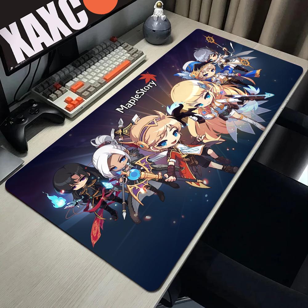 HD Maplestory Mauspads Anime Tastaturmatten Große PC-Gamer Schrankmatten Mause Niedliche Schreibtischaccessoires Mauspads Personalisiert
