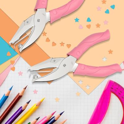 Cute Single Hole Puncher Scrapbooking Paper Punches Kawaii Star Heart Circle Hole Punch DIY Craft Shape Cutter Perforator 2025