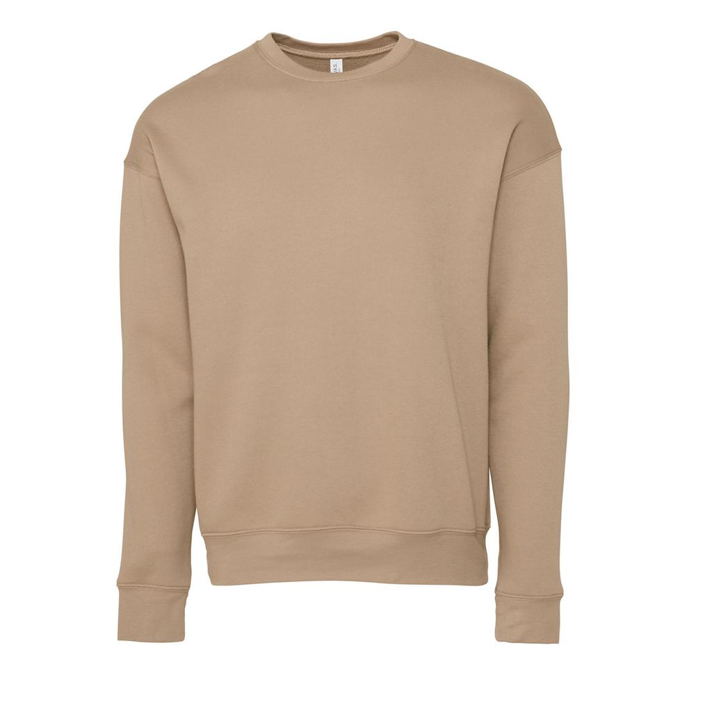 Bella + Canvas Unisex Adult Drop Shoulder Fleece Top