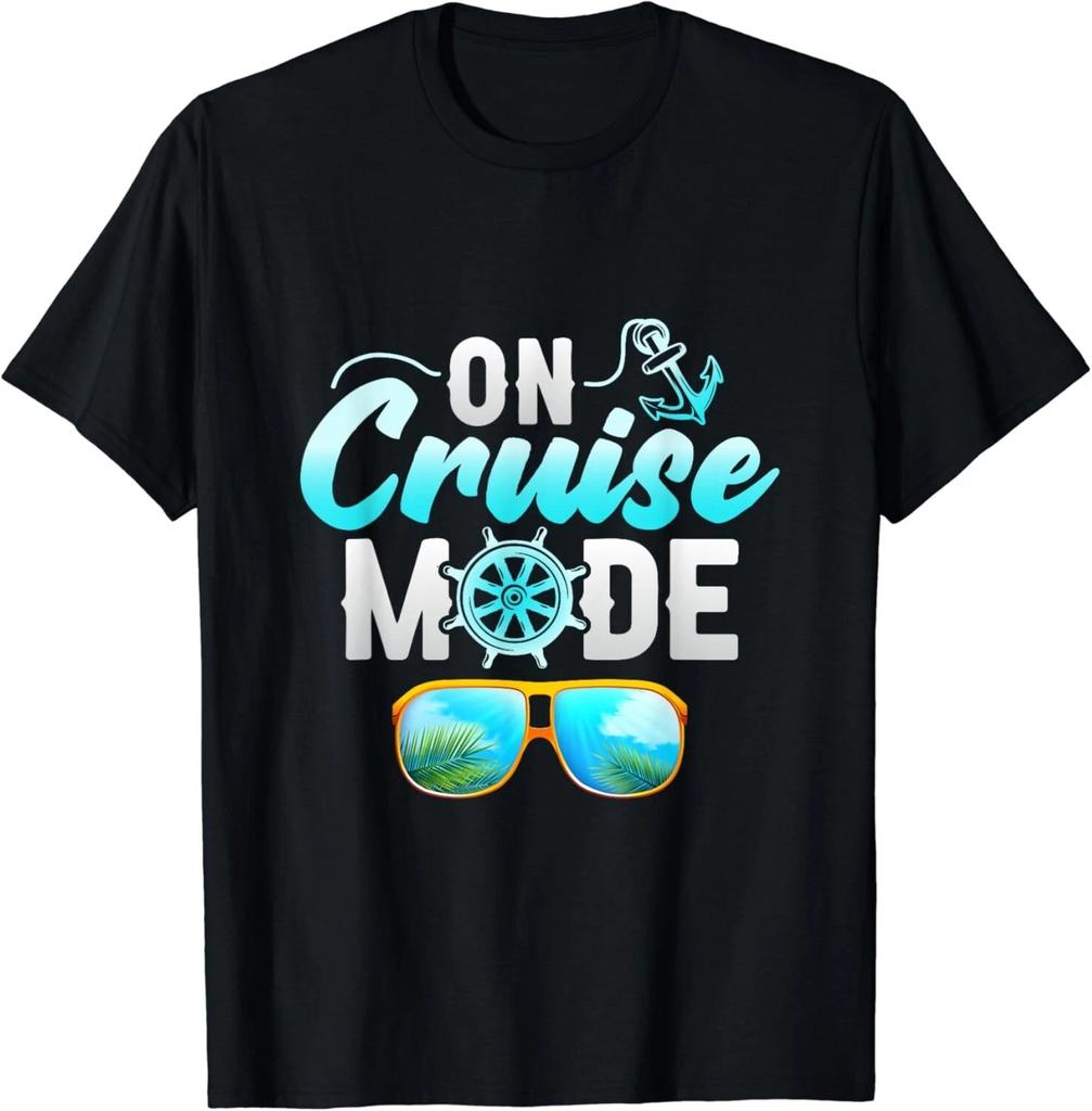 On Cruise Mode Family Cruising Essentials Vacation Squad Gifts Unisex T-Shirt