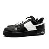 Nike Air Force 1 Slip Resistant Abrasion Resistant Low Top Skateboard Shoes Unisex Black White CW2288-001(Team856-1.0)