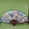 Panda 8-inch Cartoon Folding Fan - Cute Anime Design, Perfect for Students, High-Quality Summer Cool