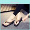 Elegant Women Summer Wedge Platform Thong Flip Flops Sandals For Beach And Casual Outings