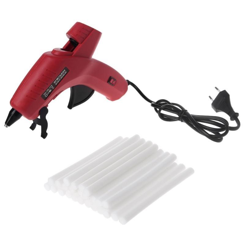 25 Stück Heißschmelz-Klebestifte Weiß Hohe Viskosität 7mm Für DIY Bastelspielzeug Reparaturwerkzeug Top-Angebot