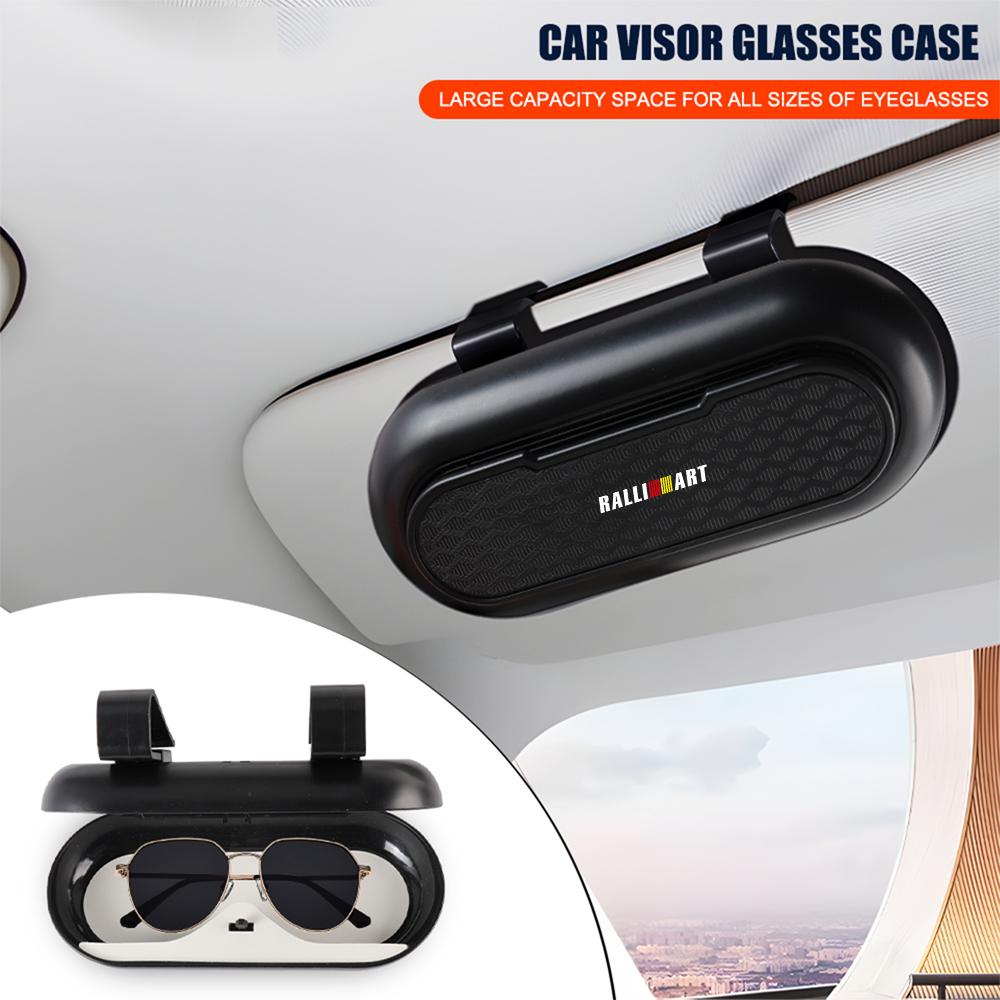 vhcp9 ABS Car Sunglasses Organizer Box Eyeglass Holder Glasses Storage Clip For Mitsubishi Asx Lancer L200 Pajero Sport Attrage Mirage