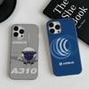 A-Airbus Logo Phone Case For IPhone 17 16 15 14 13 12 11 Pro Max Plus Corrugated Bumper Back Cover Shell