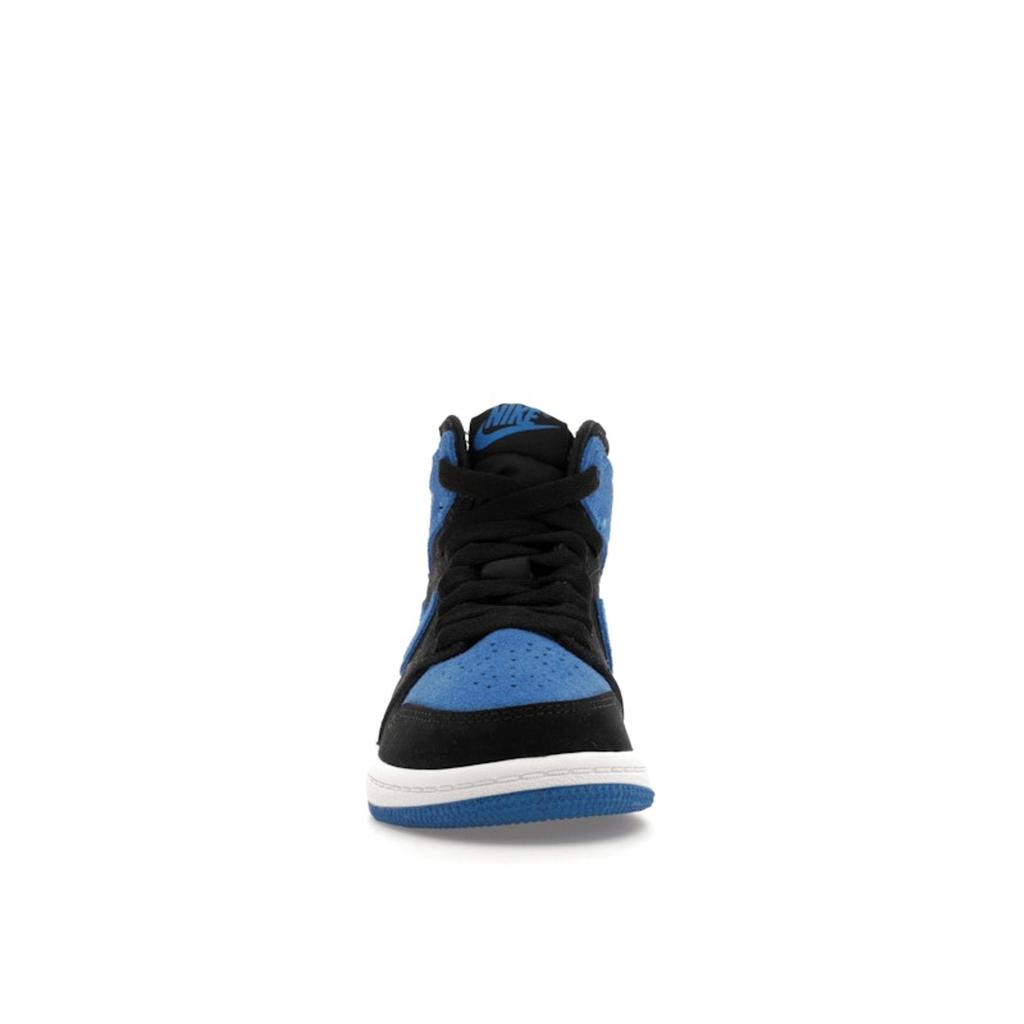 Air Jordan 1 Retro High OG PS Royal Reimagined Kids Sneakers Blue Black Royal-Blue FD1412-042