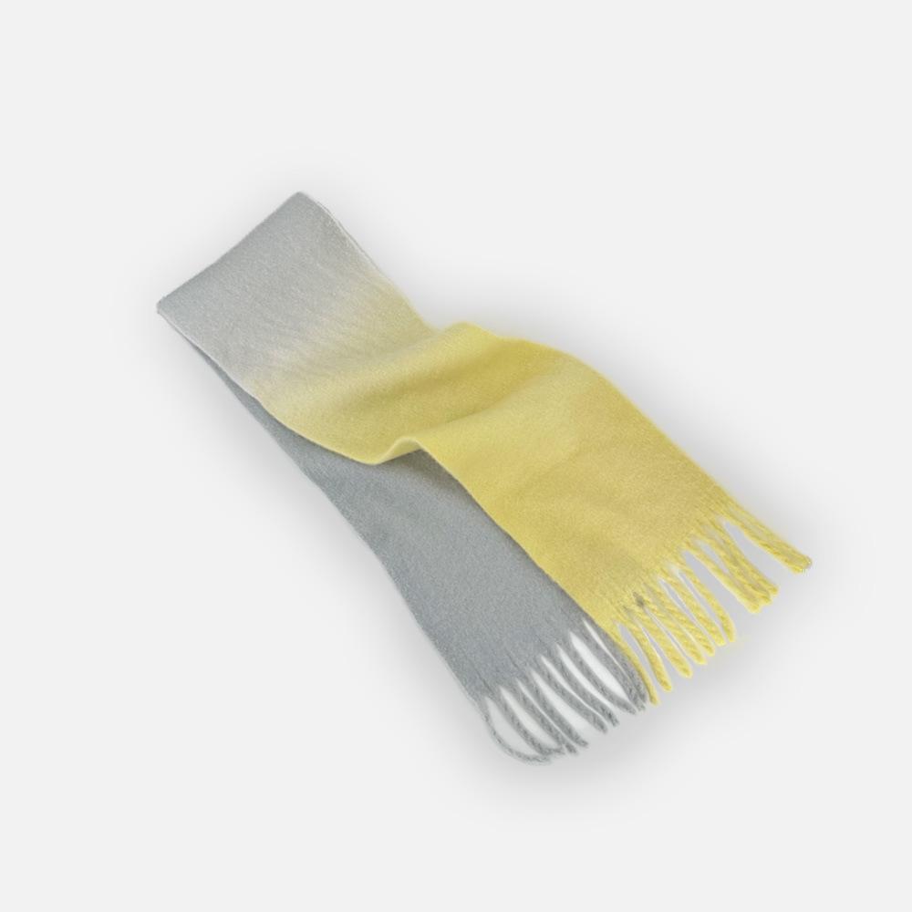 

Wool Dopamine Gradient Autumn and Winter Scarf Women s Soft and Waxy Warm Scarf Shawl 230x32cm